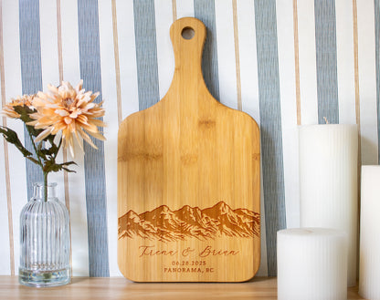 Mountain Wedding Personalized Charcuterie Board - 033
