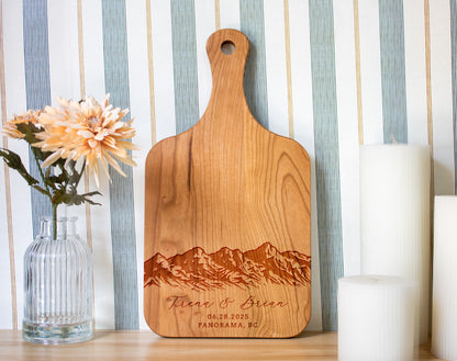 Mountain Wedding Personalized Charcuterie Board - 033
