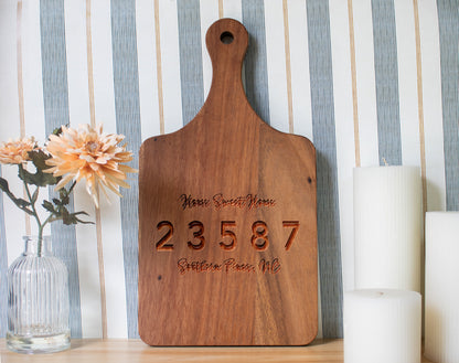 Home Sweet Home Zip Code Board - 047