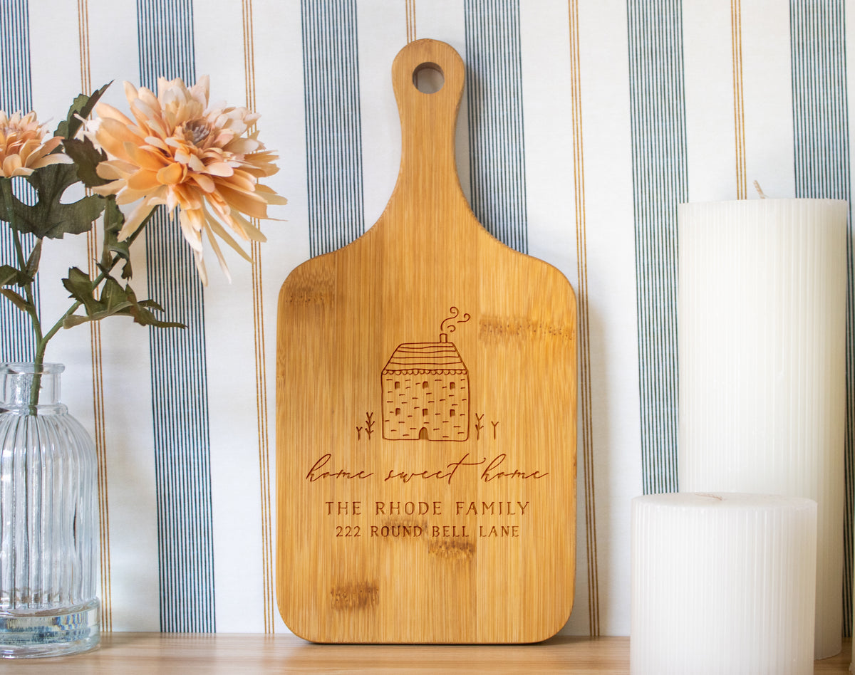 Home Sweet Home Cottage Cutting Board