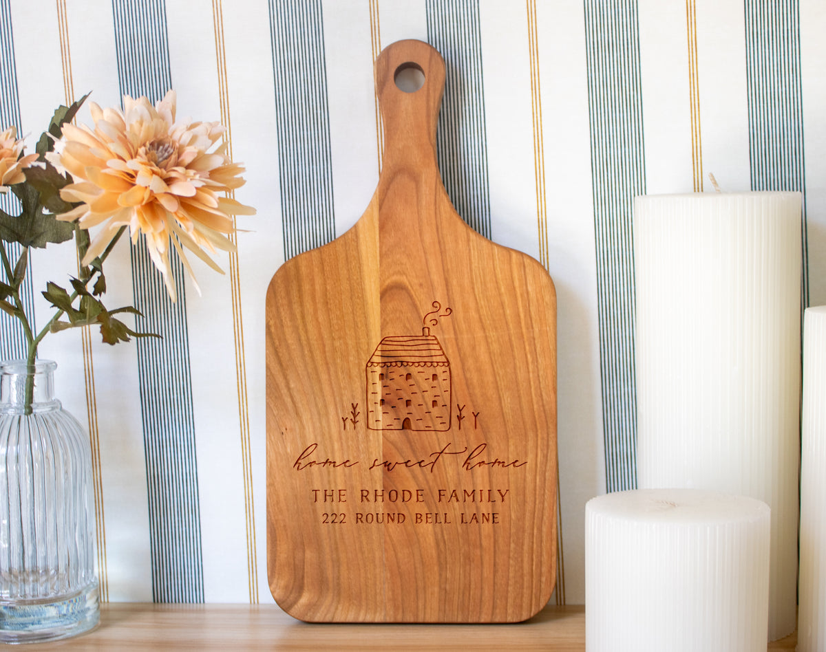 Home Sweet Home Cottage Cutting Board