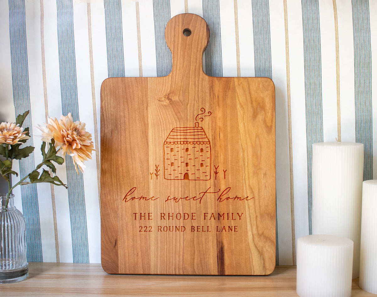 Home Sweet Home Cottage Cutting Board