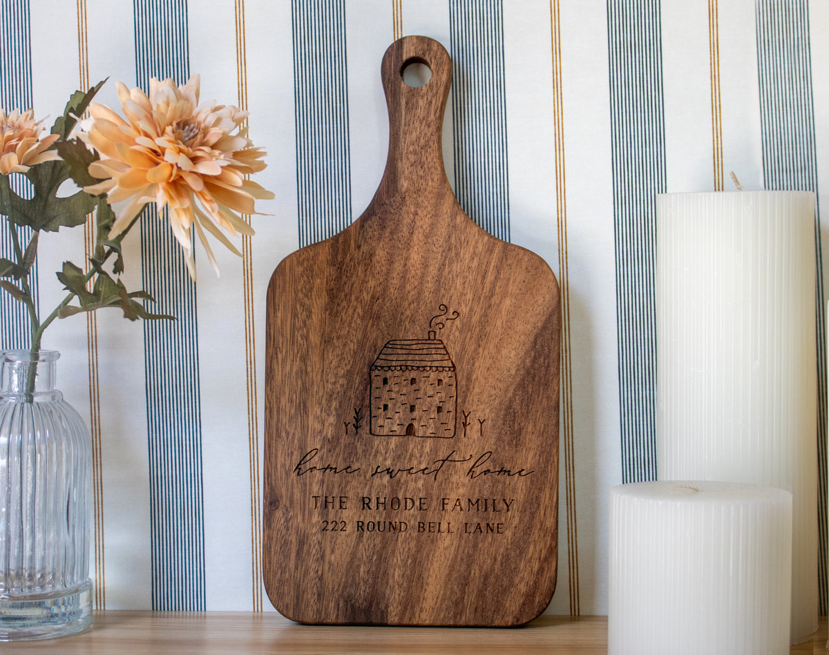 Home Sweet Home Cottage Cutting Board
