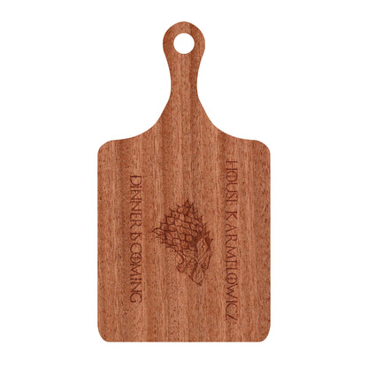 Dinner is Coming Cutting Board Personalized - 052