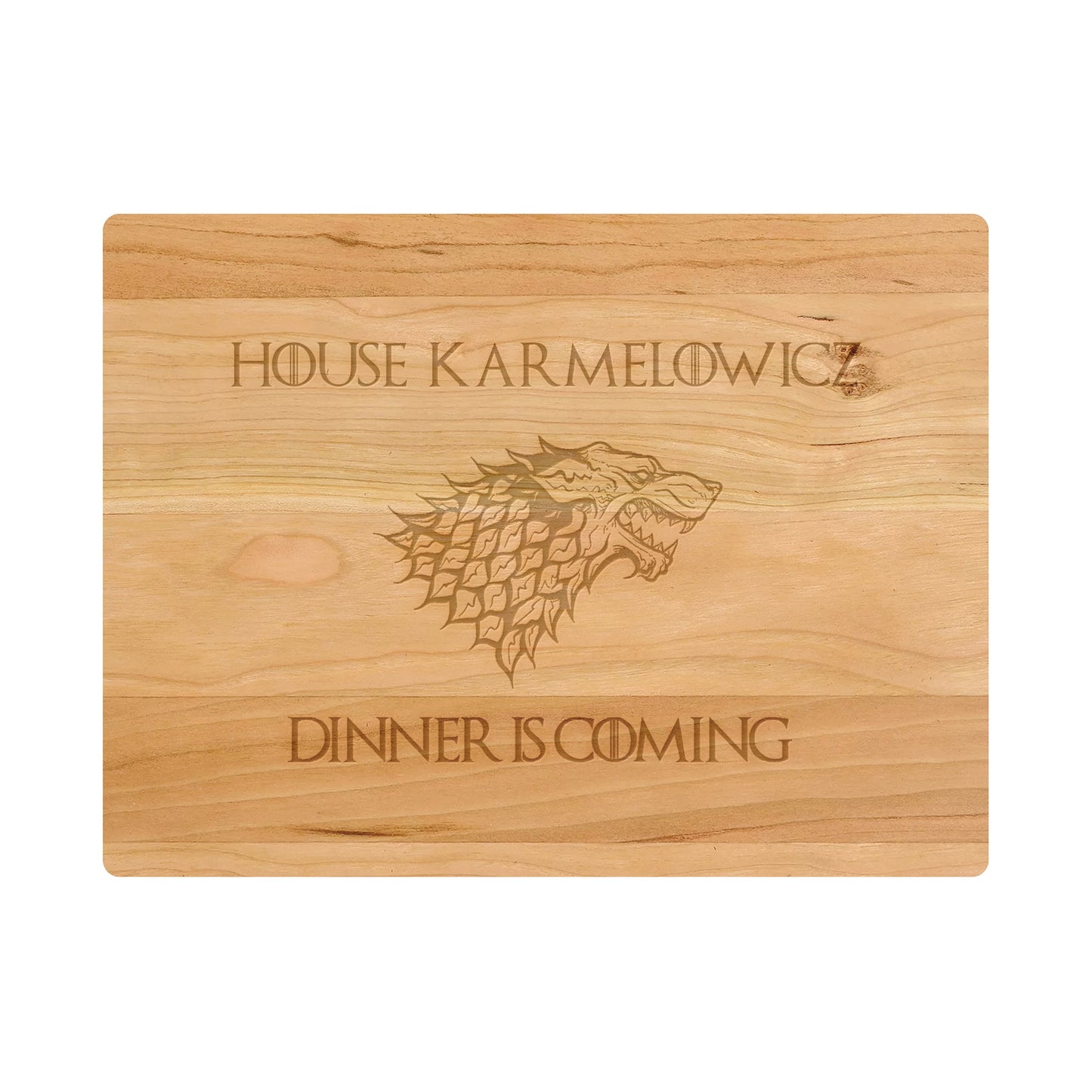 Dinner is Coming Cutting Board Personalized - 052