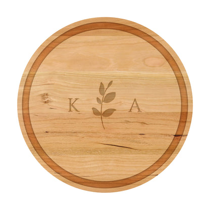 Ivy Initials Personalized Cutting Board Classic - 060