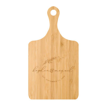 Couple's Personalized Cutting Board 065