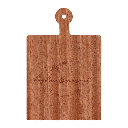 Couple's Personalized Cutting Board 065