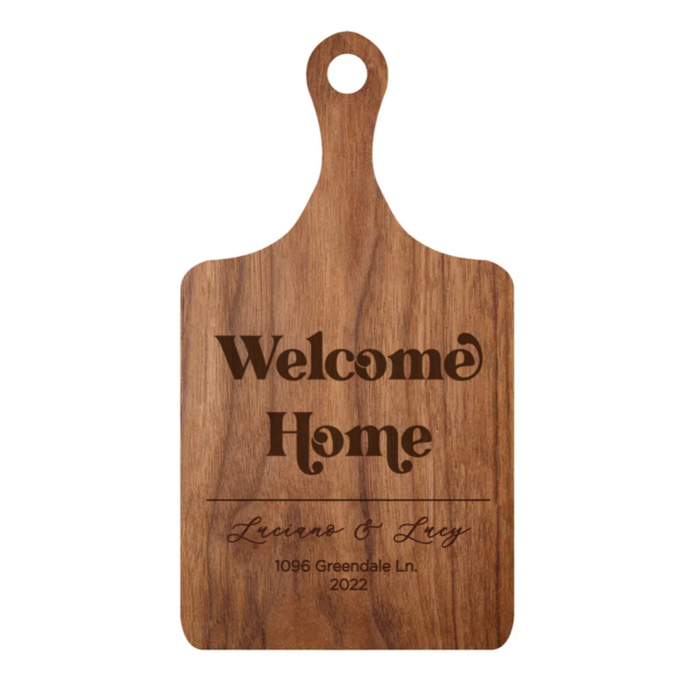 Welcome Home Cutting Board