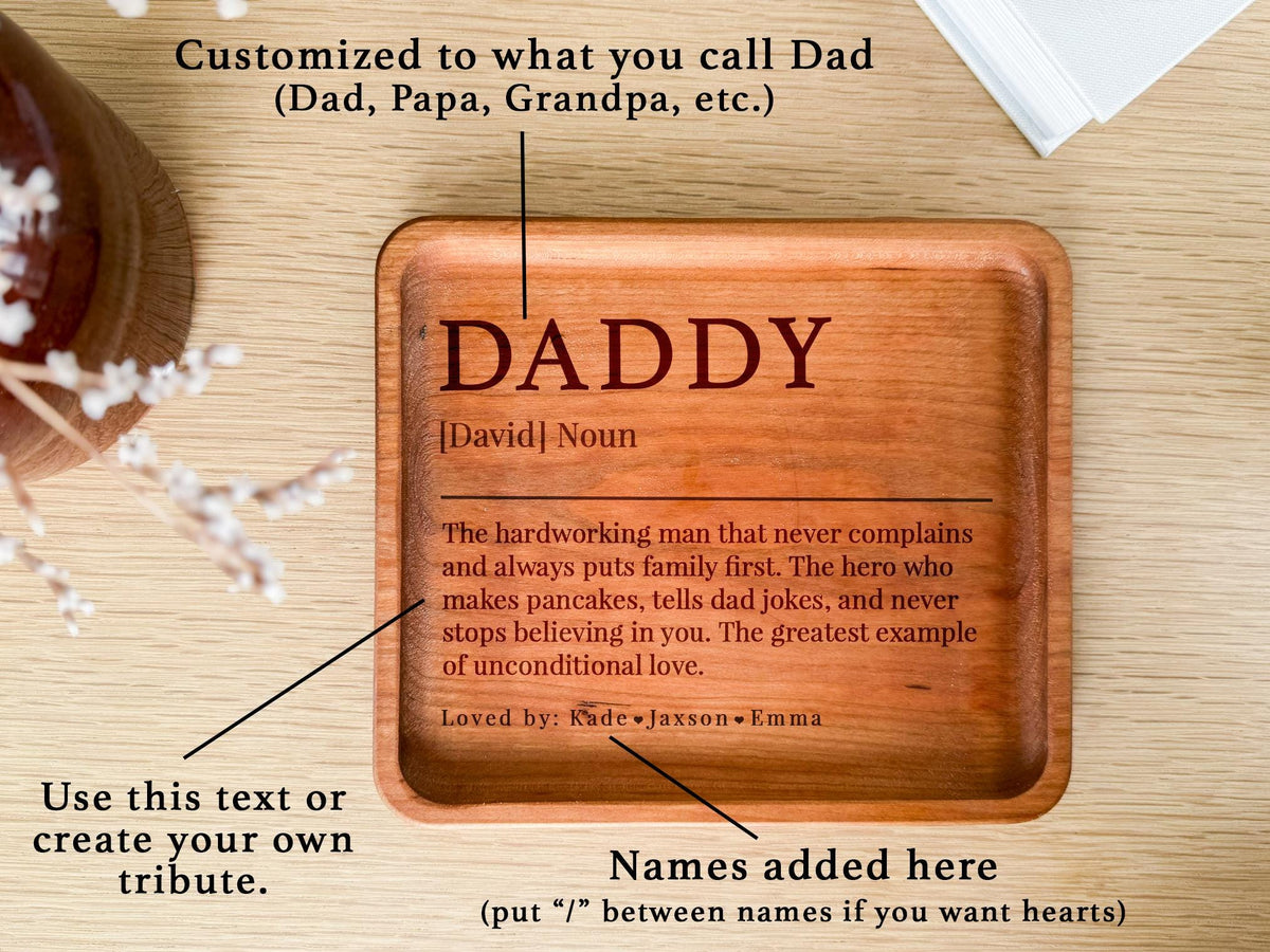 Personalized Father's Day gift for Dad personalized with kids names. Gift for Dad's birthday, first father's day, custom gift for Dad, Fathers Days Gifts for Dad personal gift for fathers day