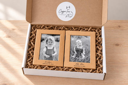 Double Wood Photo Frame
