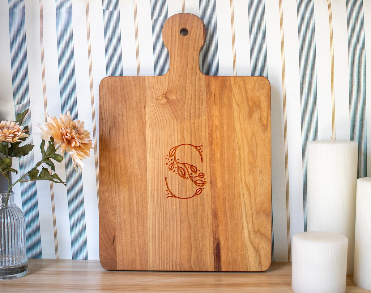 Monogram 3 Cutting Board