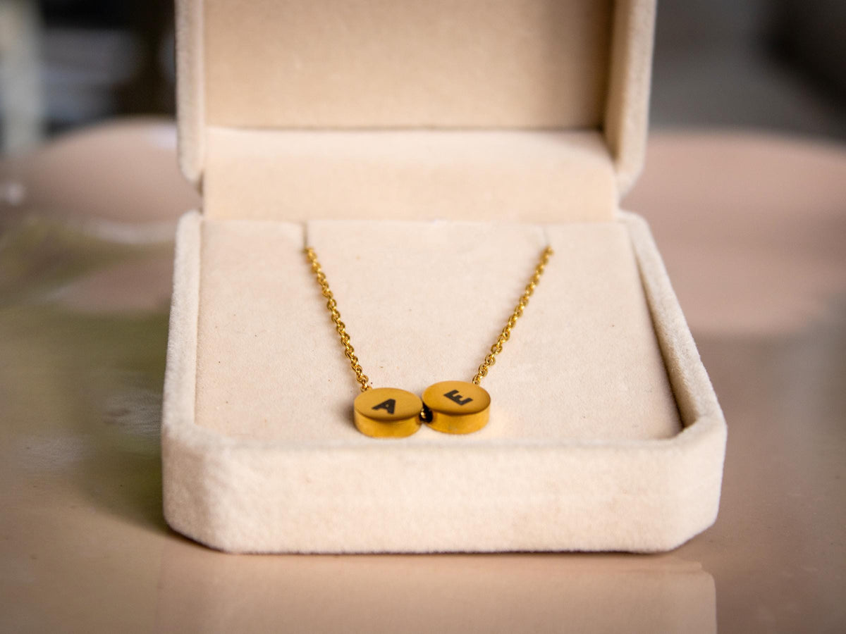 Initial Charm Necklace