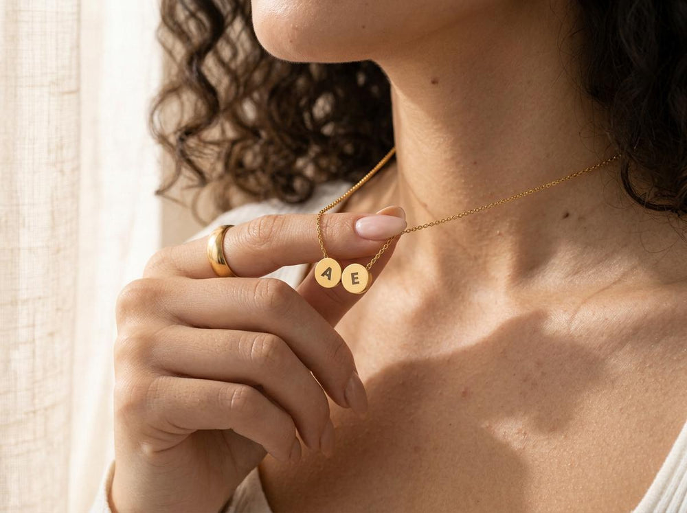 Initial Charm Necklace