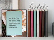 CopperFoxCompany journal example colors together for shopify product guide.