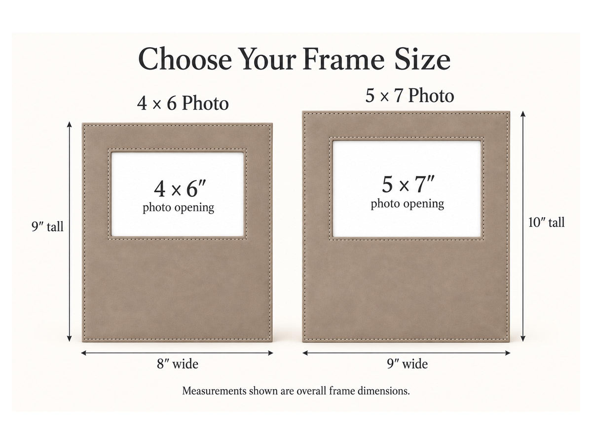 CopperFoxCompany frame sizing product guide.