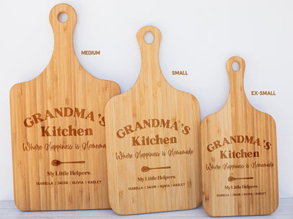 Grandma's Kitchen Personalized Cutting Board