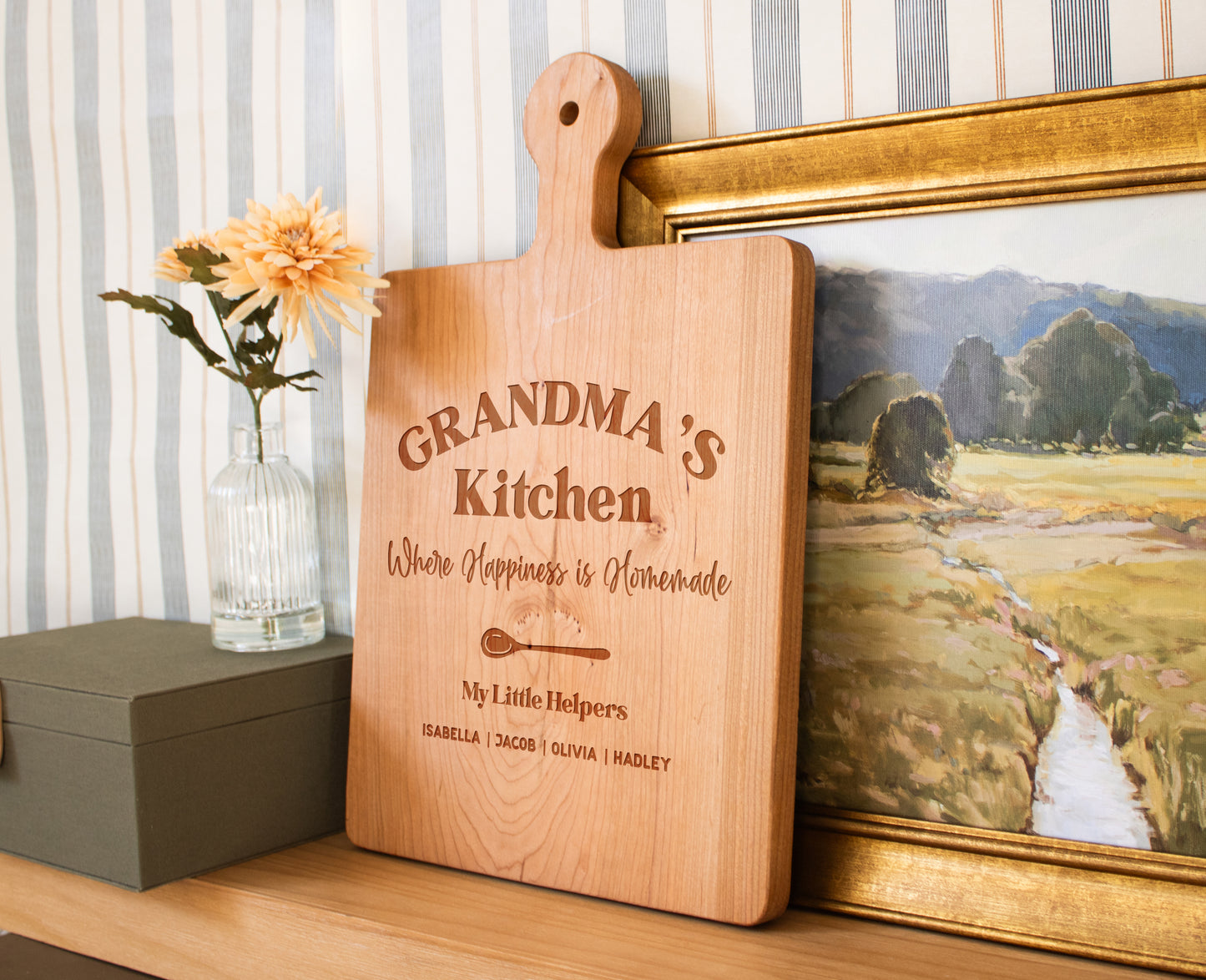 Grandma's Kitchen Personalized Cutting Board