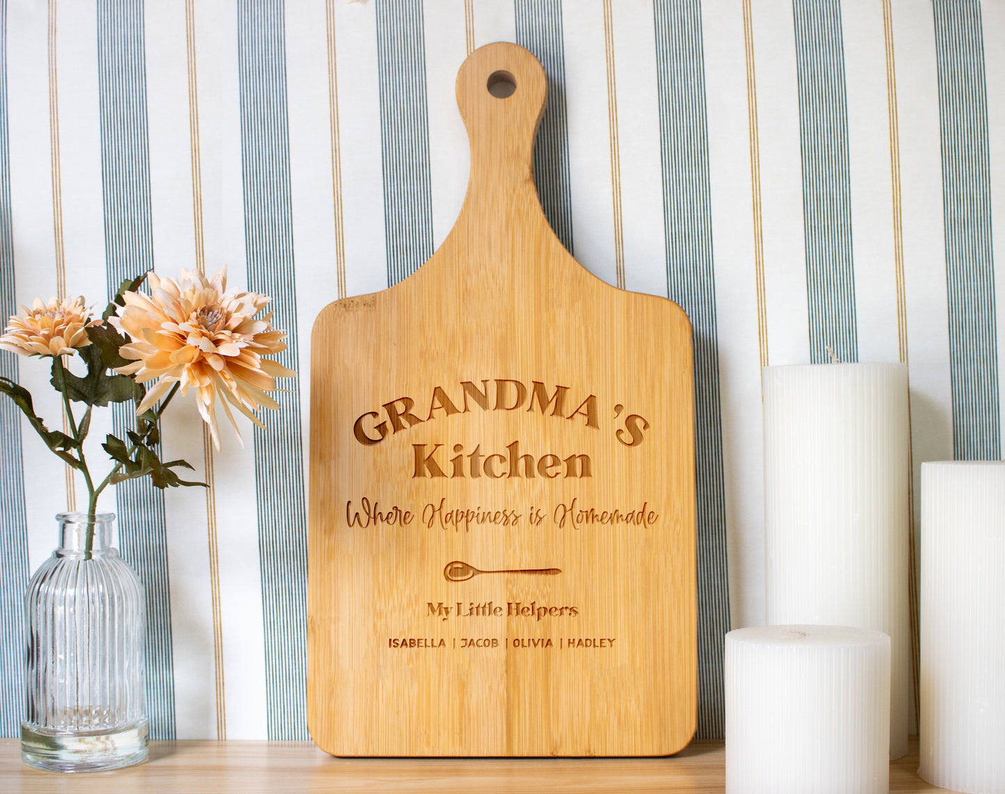 Grandma's Kitchen Personalized Cutting Board