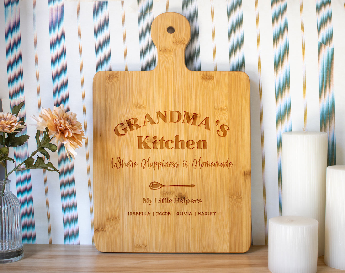 Grandma's Kitchen Personalized Cutting Board