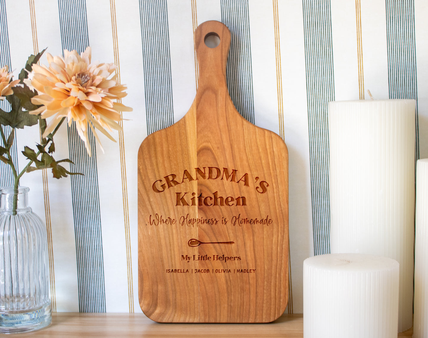 Grandma's Kitchen Personalized Cutting Board