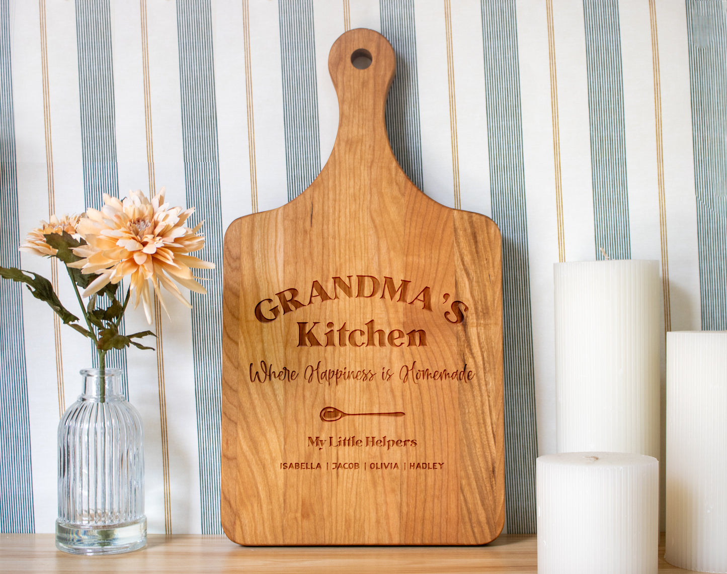 Grandma's Kitchen Personalized Cutting Board