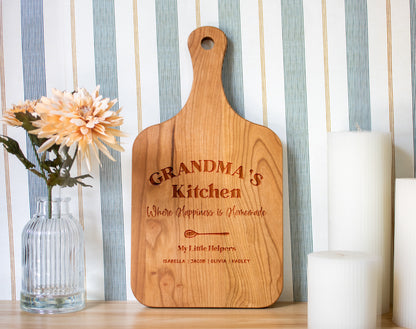 Grandma's Kitchen Personalized Cutting Board