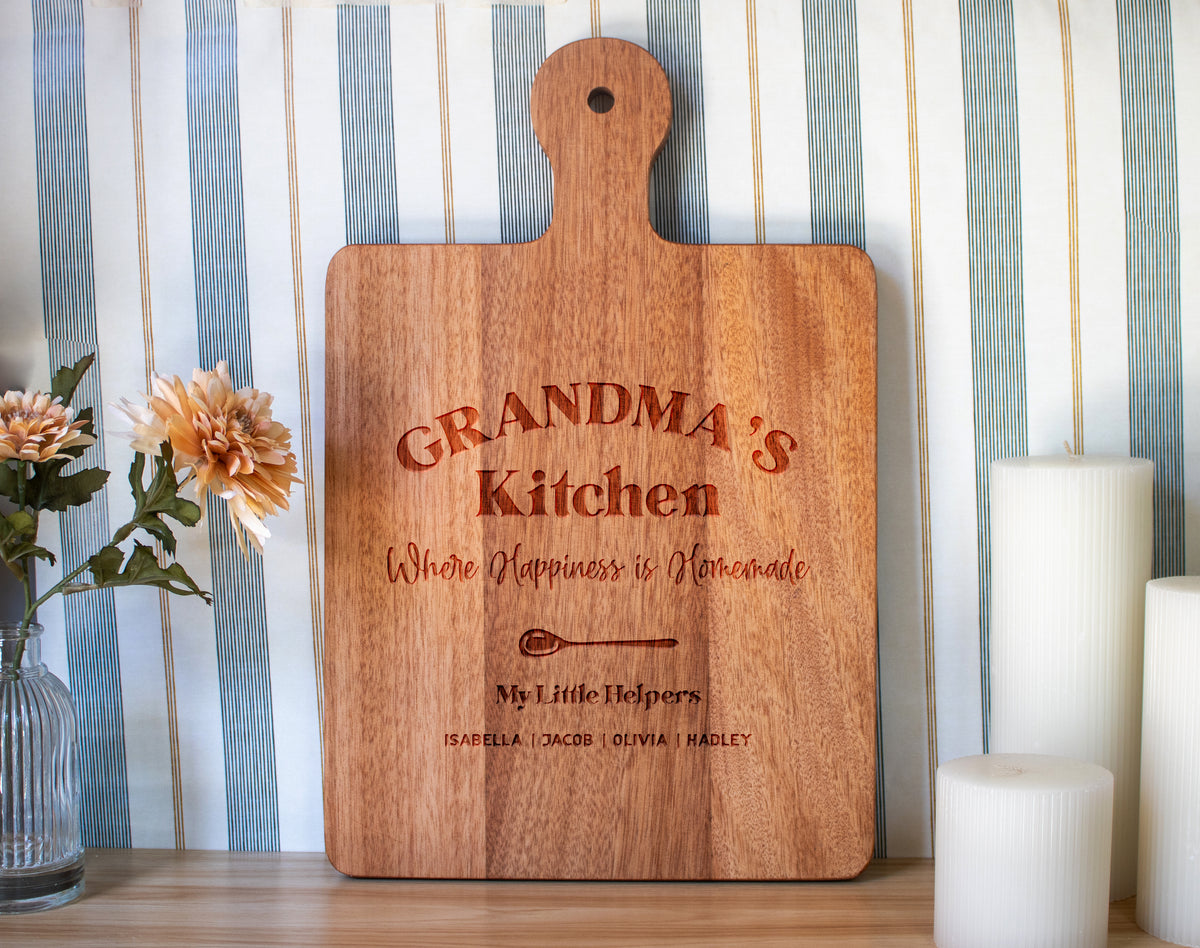 Grandma’s Kitchen Personalized Cutting Board
