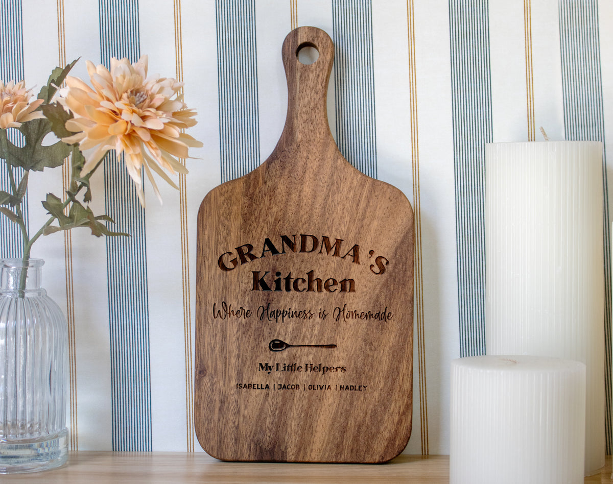 Grandma’s Kitchen Personalized Cutting Board