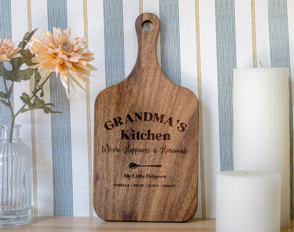 Grandma's Kitchen Personalized Cutting Board