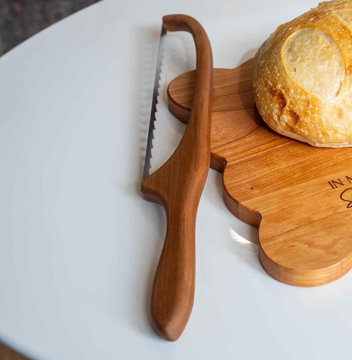 Sourdough Gift Scallop Cutting Board "In my Sourdough Era" | Personalized Sourdough Gift Idea | Custom Cutting Board Charcuterie Board