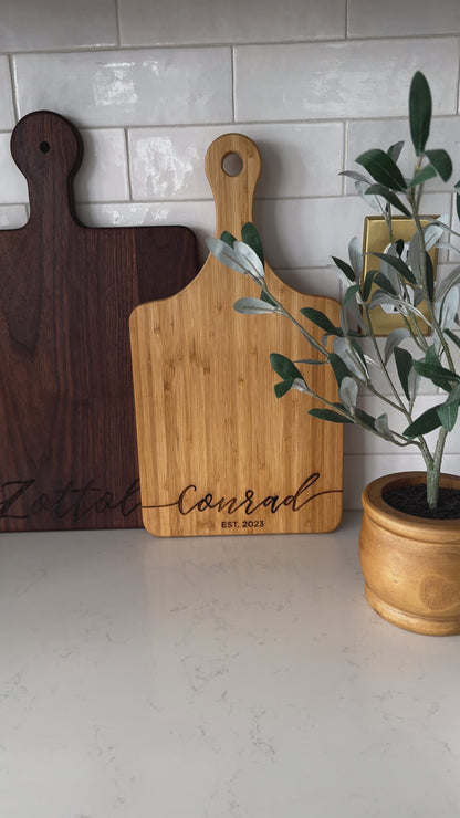 Personalized Cursive Name Board - 001