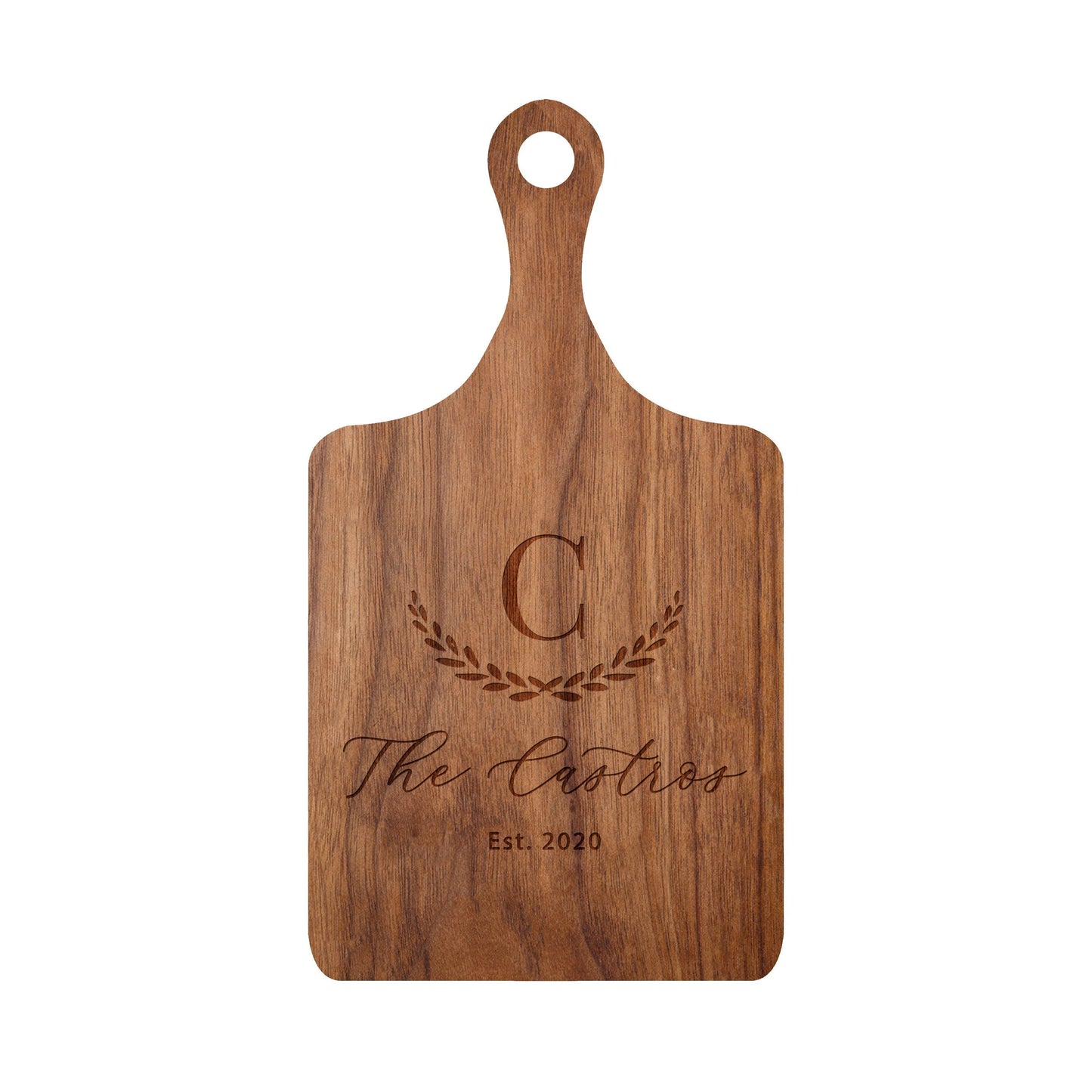 Large Initial with Family Name - 002
