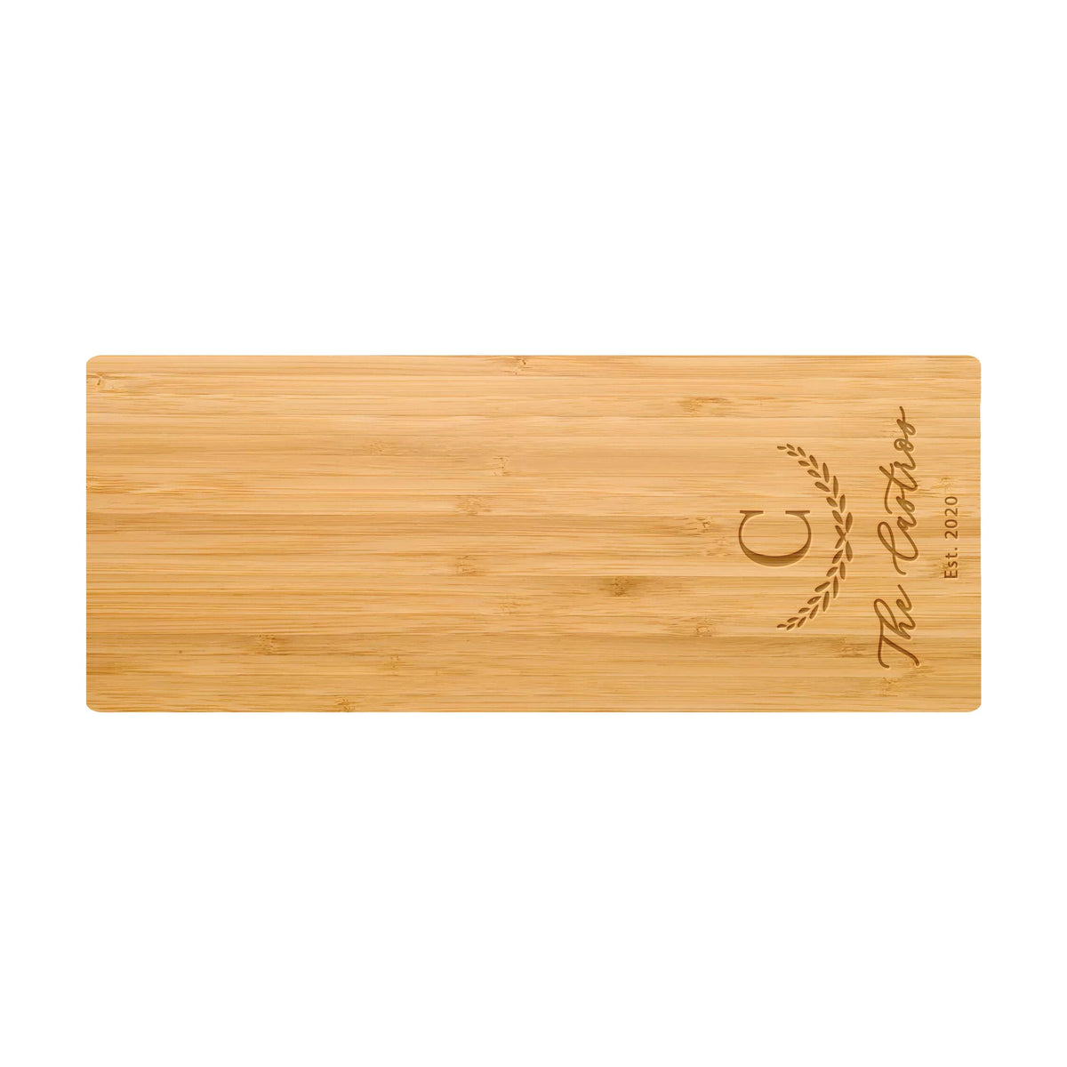 Large Initial Family Name Cutting Board
