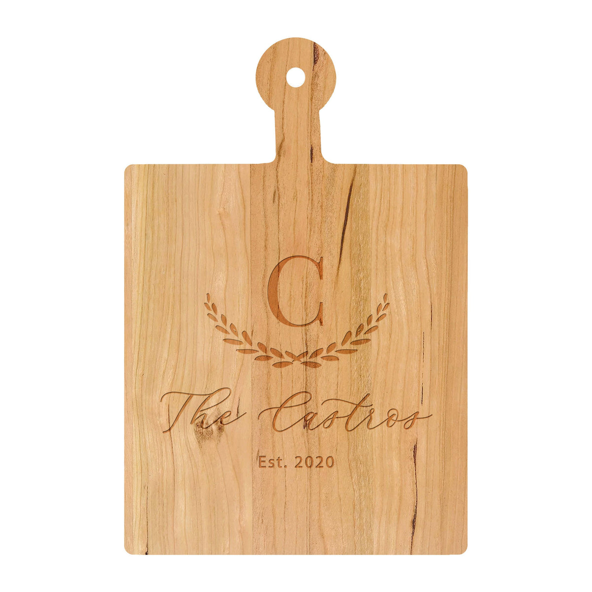 Large Initial Family Name Cutting Board