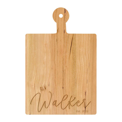 Cursive Name Personalized Cutting Board - 003