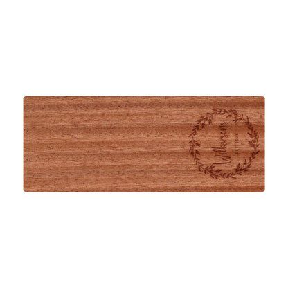 Personalized Cutting Board Last name in Wreath - 005