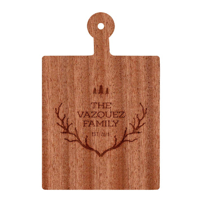 Rustic Antlers with Trees - 019