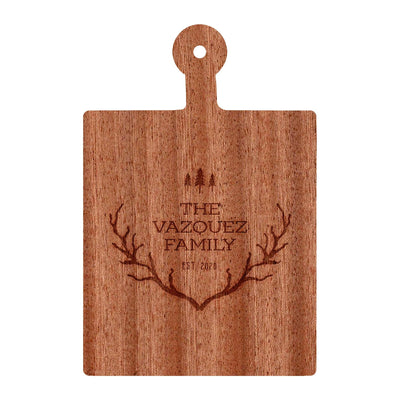 Rustic Antlers with Trees - 019
