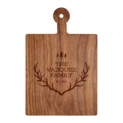 Rustic Antlers with Trees - 019