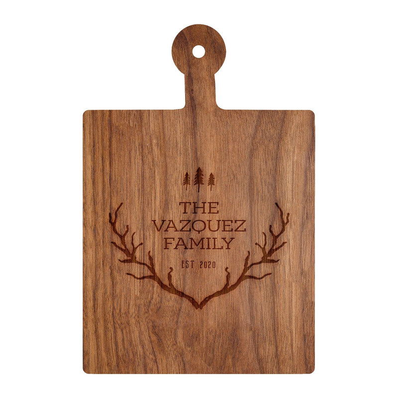 Rustic Antlers with Trees - 019