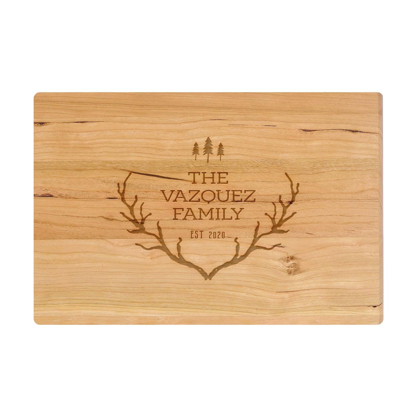 Rustic Antlers with Trees - 019