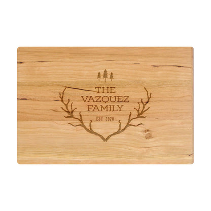 Rustic Antlers with Trees - 019