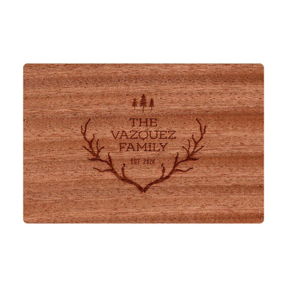Rustic Antlers with Trees - 019