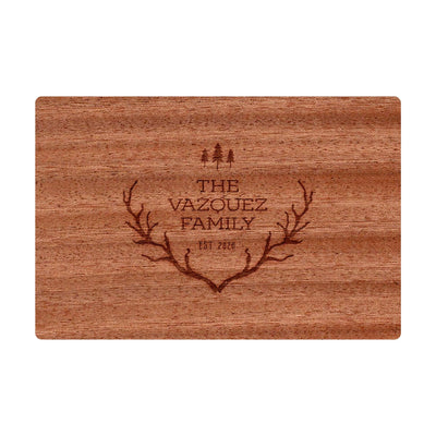 Rustic Antlers with Trees - 019