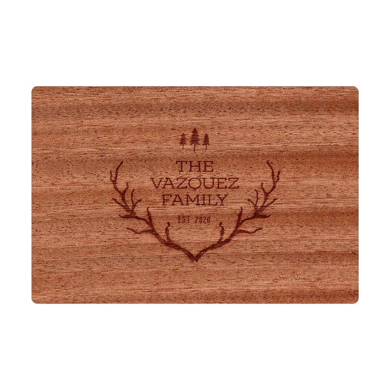 Rustic Antlers with Trees - 019