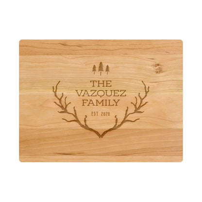 Rustic Antlers with Trees - 019
