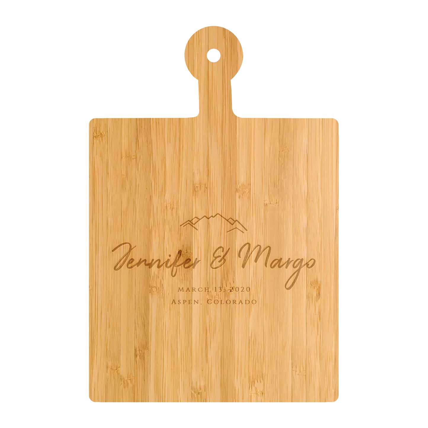 Mountain Wedding Cutting Board - 022