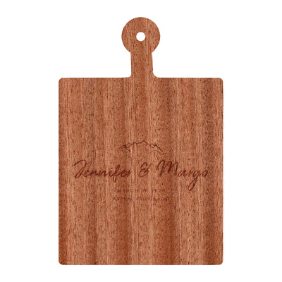 Mountain Wedding Rustic Board - 022