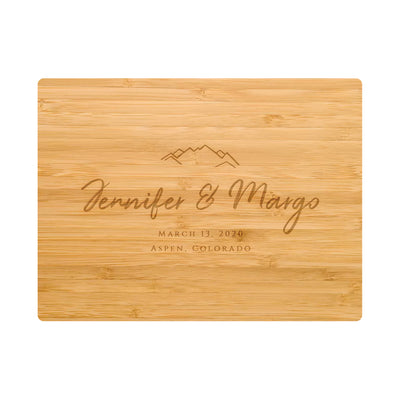 Mountain Wedding Rustic Board - 022